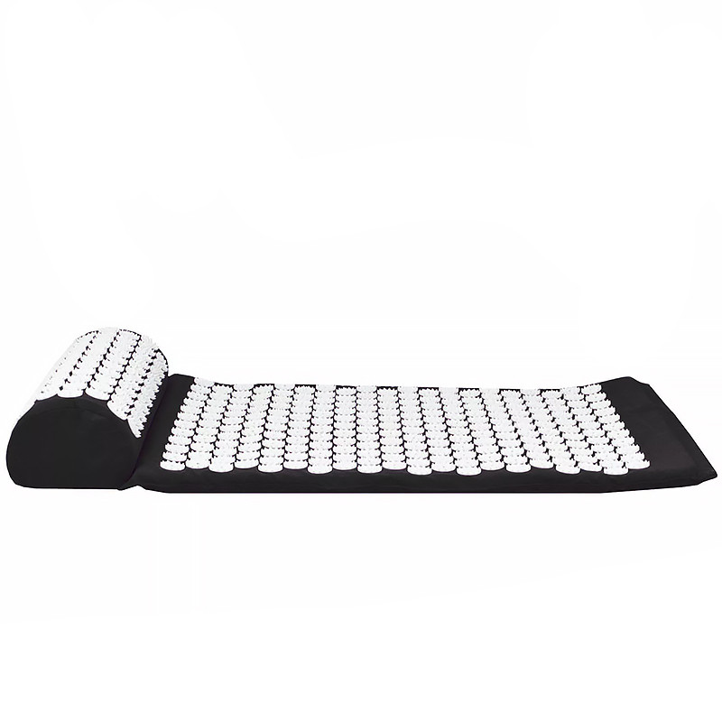 Килимок аплікатор Кузнєцова масажний Dobetters для акупунктури спини Чорний