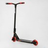 Самокат трюковий Best Scooter FEAR SCS система пеги алюмінієвий диск та дека колеса PU 100 кг Black and red (112901)