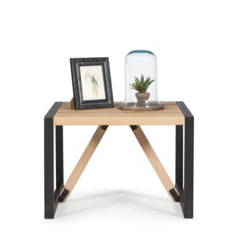 Кавовий журнальний столик у стилі Loft NS-658 580x700x480 мм Черный