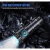 Ліхтар ручний акумуляторний з прищіпкою Rablex RB901 Li-ion 16340 Zoom Type-C 1000 Lumens