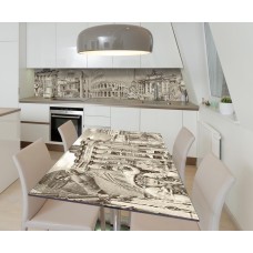 Наклейка вінілова на стіл Zatarga  