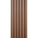 Декоративна стінова рейка Sticker Wall WPC Кругла 3000x152x15 мм Коричневий (SW-00001872)