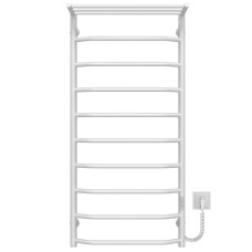 Рушникосушарка електрична Трапеція з полицею П10 500х1100 Deffi Білий WD03 (C.TP.110.50.10.E.W.R.3)