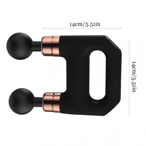 Ручний масажер для м'язів Massage Gun SL-821 4 пари насадок 25W Black (3_04805) Ручний масажер для м'язів Massage Gun SL-821 4 пари насадок 25W Black (3_04805)