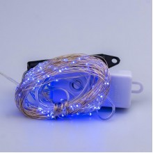 Гірлянда Lugi Кінський хвіст 200 LED 10 ниток довжина 2м синій (1733010BL)