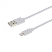 Кабель Grand-X USB-microUSB, Cu, 2.5м White (PM025W) box
