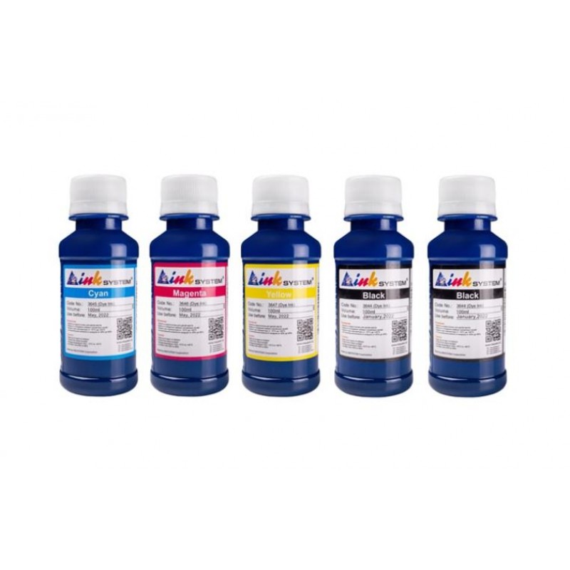 Набір фоточорнил INKSYSTEM для Epson XP605 100 мл 5 шт