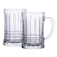 Набір пивних кухлів YIWU 310 мл Прозорий 2 шт (HP-19-145)