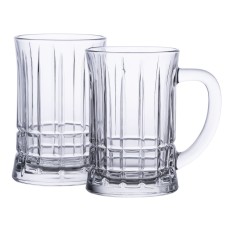 Набір пивних кухлів YIWU 310 мл Прозорий 2 шт (HP-19-145)