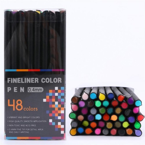 Набір кольорових лінерів Worison 48 кольорів професійний набір для скетчів в інтернет супермаркеті PbayMarket!
