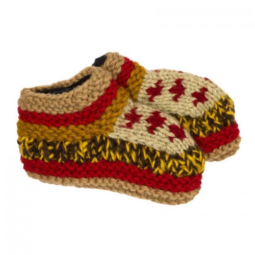 Тапочки-шкарпетки дитячі Kathmandu Жане М 16-18 Червоно-коричневий (24932) в інтернет супермаркеті PbayMarket!