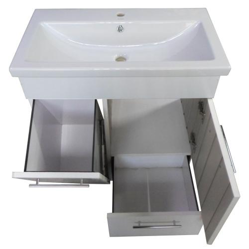 Тумба Mikola-M Plastics 2.0 Всі разом із прямокутним умивальником Комо 80 см Тумба Mikola-M Plastics 2.0 Всі разом із прямокутним умивальником Комо 80 см