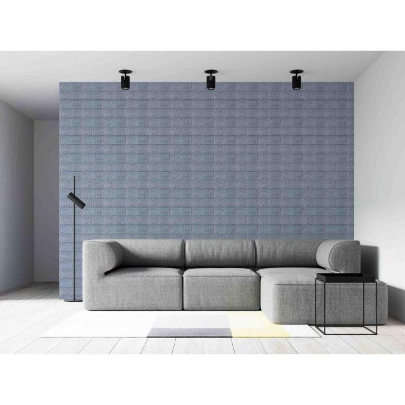 Самоклеюча декоративна 3D панель у рулоні Loft Expert 2217-4 Під срібну цеглу 700x3080x4 мм