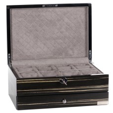 Скринька для зберігання годинників Salvadore P39HBGF-BX-2 32,5х22,5х14 см Різнокольоровий