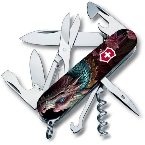 Складаний ніж Victorinox Climber Zodiac 91 мм 14 функцій Чарівний дракон (1.3703.3_Z3280p) Складаний ніж Victorinox Climber Zodiac 91 мм 14 функцій Чарівний дракон (1.3703.3_Z3280p)
