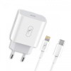Зарядний пристрій Sky Dolphin SC18EL PD2.0 1USB-C 3A White MZP-000156 кабель Lightning