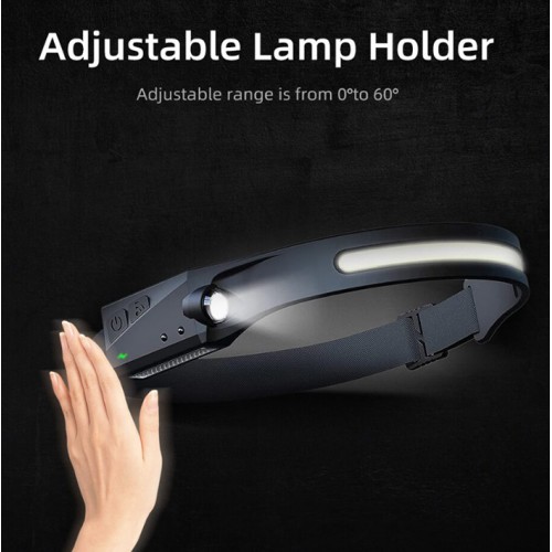 Ліхтар налобний сенсорний акумуляторний SuperFire HL65 120 Lumen IPX4 Black Ліхтар налобний сенсорний акумуляторний SuperFire HL65 120 Lumen IPX4 Black