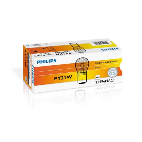 Автолампа ук. PHILIPS 12496NACP PY21W 12V 21W BAU15s Amber в інтернет супермаркеті PbayMarket!