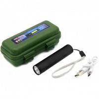 Ліхтар кишеньковий Bailong X-Balog Акумуляторний BL-CHN41001 (в кейсі) 8х1,8 см