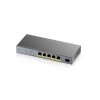 Комутатор ZYXEL GS1350-6HP (5xGE PoE, L2, 1xSFP, 802.3bt (port 1-2), PoE 60W, метал) в інтернет супермаркеті PbayMarket!