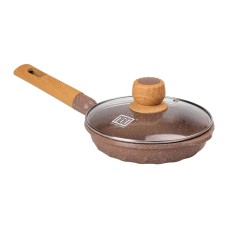 Сковорода універсальна алюмінієва з антипригарним покриттям MGC 20 см Коричневий (HP-4-421CO)