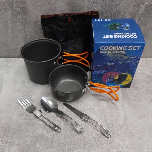 Набір туристичного посуду A-PLUS Cooking Set DS-101/6017