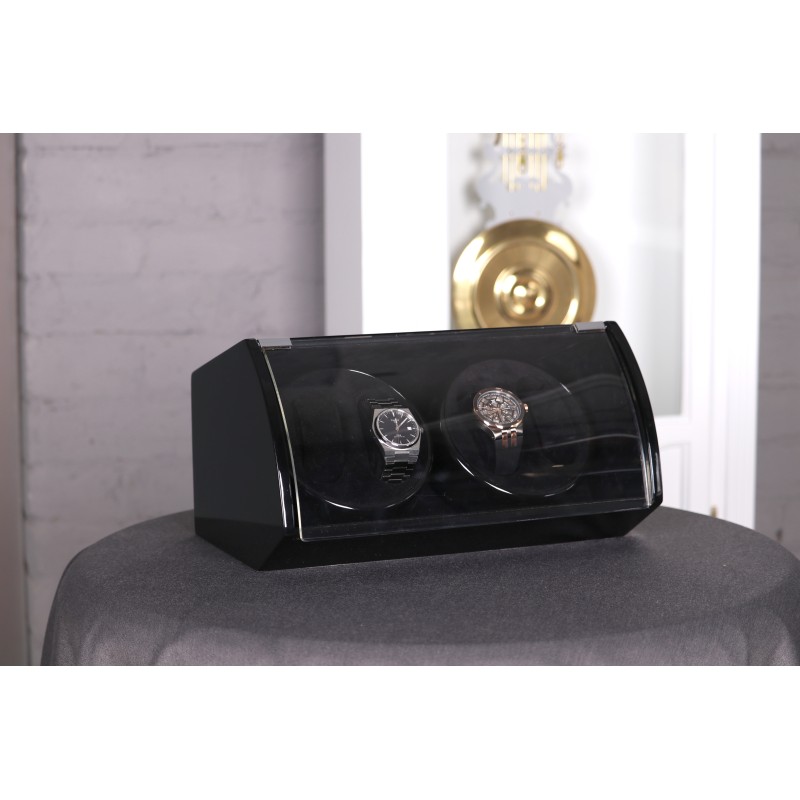 Шкатулка Salvadore для підзаводу 4 годинників MW/722/B Чорний