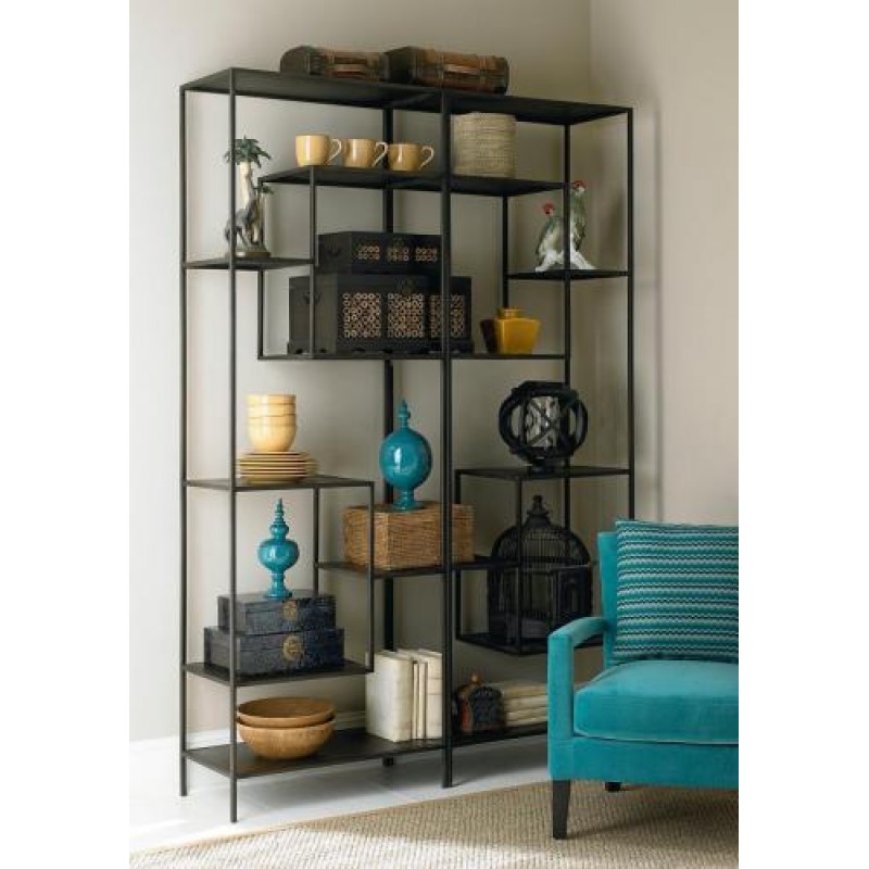 Стелаж для зберігання в стилі Loft NS-1672 2030x800x350 мм Черный