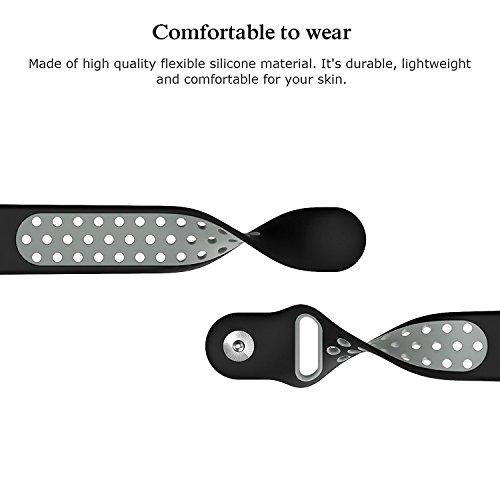 Ремінець BeWatch sport-style 20 мм для смарт-годин Xiaomi amazfit BIP Чорно-Сірий (1010114) Ремінець BeWatch sport-style 20 мм для смарт-годин Xiaomi amazfit BIP Чорно-Сірий (1010114)