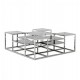 Кавовий журнальний столик у стилі Loft NS-569 450x1200x1200 мм Черный