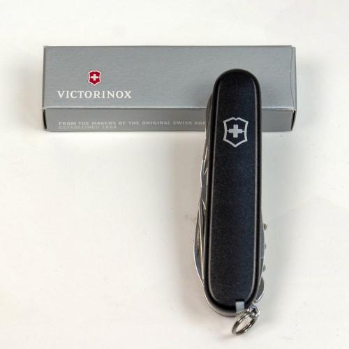 Складаний ніж Victorinox Climber Mat Чорний матовий лак (1.3703.3_M0007p) Складаний ніж Victorinox Climber Mat Чорний матовий лак (1.3703.3_M0007p)