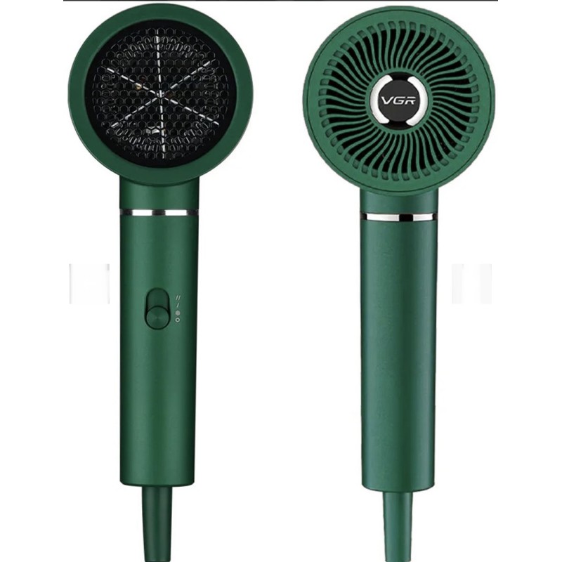 Професійний фен для сушіння та укладання волосся VGR V-431 1800W Green