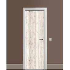 Наклейка на двері Zatarga «Вузька дошка» 650х2000 мм вінілова 3Д наклейка декор самоклеюча
