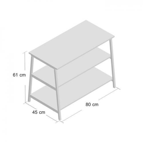 Тумба під телевізор GoodsMetall із металу в стилі Лофт 800х600х450 Т132 Тумба під телевізор GoodsMetall із металу в стилі Лофт 800х600х450 Т132