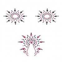 Пестіс Petits Joujoux Gloria set of 3 - Black/Pink (SO3131)