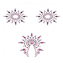 Пестіс Petits Joujoux Gloria set of 3 - Black/Pink (SO3131)