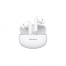 Бездротові навушники Ugreen WS200 HiTune T6 Hybrid Active Noise-Cancelling Earbuds White (UGR-15158)