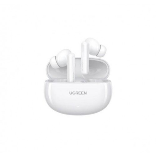 Бездротові навушники Ugreen WS200 HiTune T6 Hybrid Active Noise-Cancelling Earbuds White (UGR-15158)