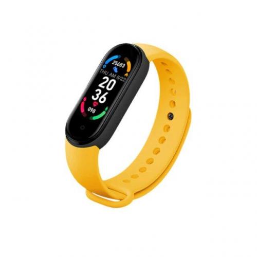 Фітнес-браслет Smart Band M6 Yellow (sw024-hbr)