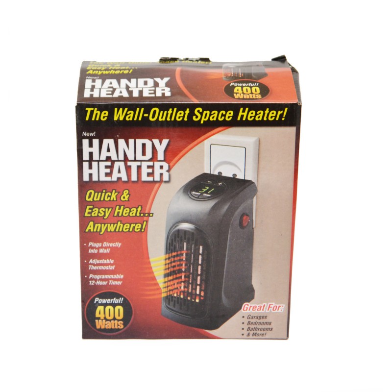 Портативний обігрівач RIAS Handy Heater 400W Black (3sm_824913970)