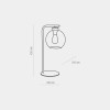 Настільна лампа TK Lighting Cubus Чорний (TK5102)