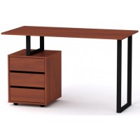 Стіл письмовий Лофт-2 Компаніт Яблуня (120х60х72,8 см) Стіл письмовий Лофт-2 Компаніт Яблуня (120х60х72,8 см)