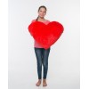 Плюшева іграшка Mister Medved Подушка-серце 75 см Червоний (024)