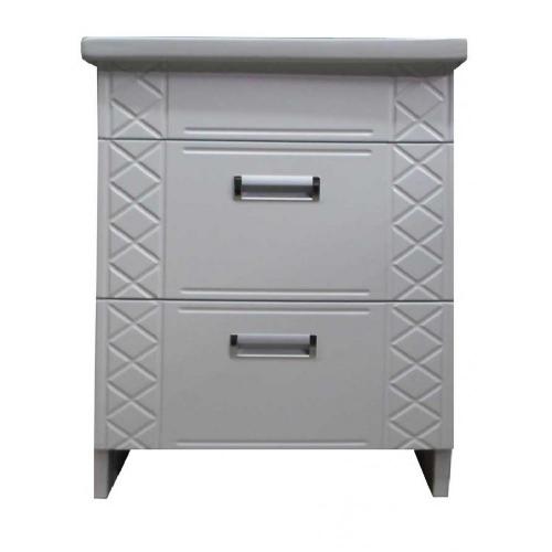 Тумба The MIX у ванну «Мілана» з керамічним умивальником 50 см