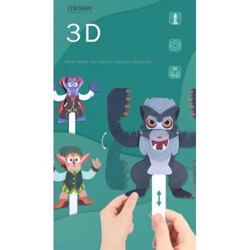 Орігамі рухливий театр 3D Зроби та оживи Mideer MD 4081