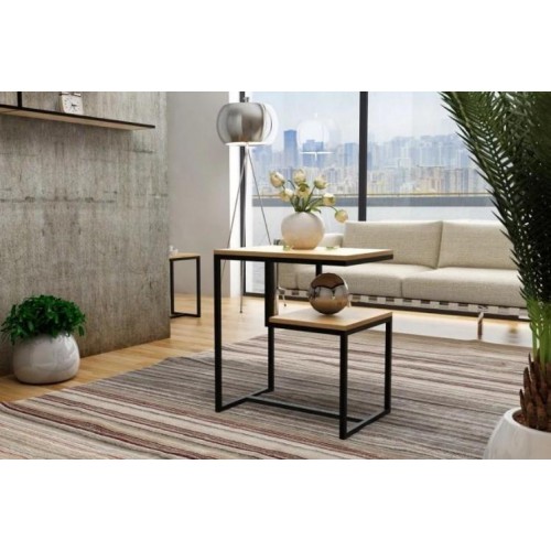 Журнальний, кавовий столик GoodsMetall у стилі Лофт 650х600х400 ЖС105 Журнальний, кавовий столик GoodsMetall у стилі Лофт 650х600х400 ЖС105