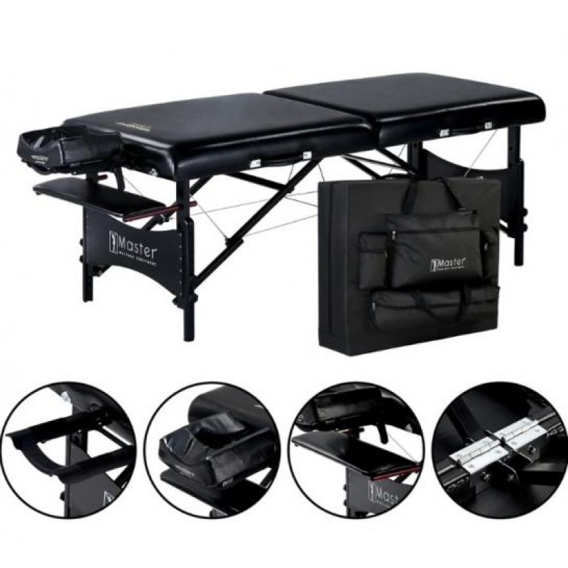 Масажний стіл Master Massage Galaxy Black 76x183 см (104056)