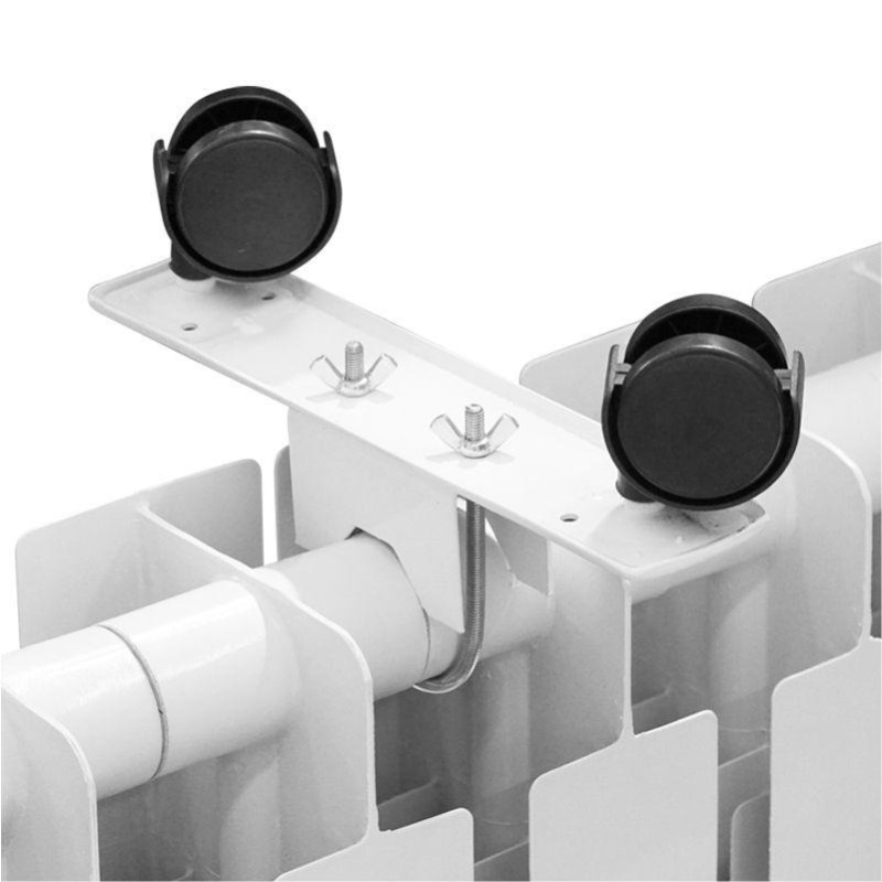 Обігрівач масляний алюмінієвий Gladiator HYBRID HYB-12W 500/100 термостат 2000Вт WiFi компл.роликів