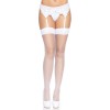 Панчохи-сітка для кріплення на пояс Leg Avenue Nylon Fishnet Thigh Highs White, one size в інтернет супермаркеті PbayMarket!