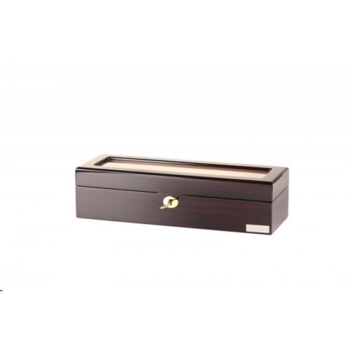 Скринька для зберігання годинників Salvadore WB/3081/5EC 35х12х9 см Черно-коричневый Скринька для зберігання годинників Salvadore WB/3081/5EC 35х12х9 см Черно-коричневый